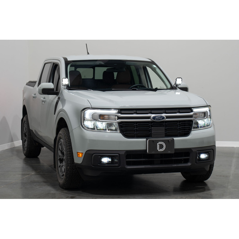  Diode Dynamics - Stage Series Ditch Light Kit for 2022+ Ford Maverick, C2 Pro Yellow Combo